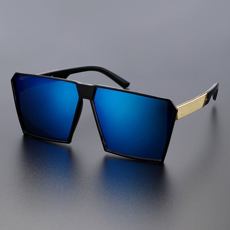 

Guys Square Frame Sunglasses, Blue