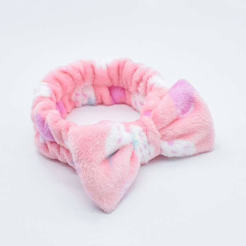 

Cartoon Bow Decor Bath Headband, Multicolor