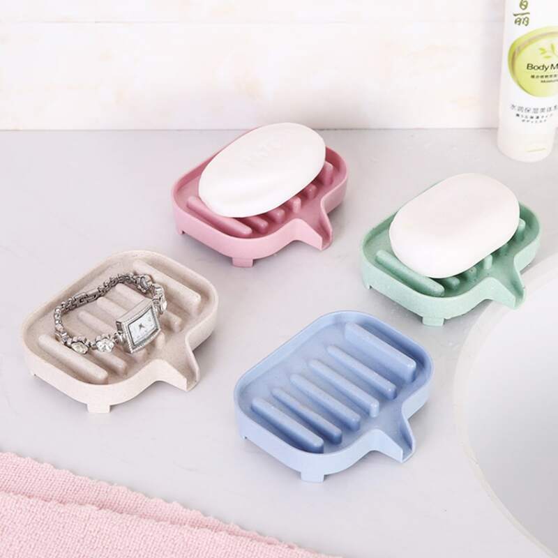 

1pc Random Drain Soap Dish, Multicolor