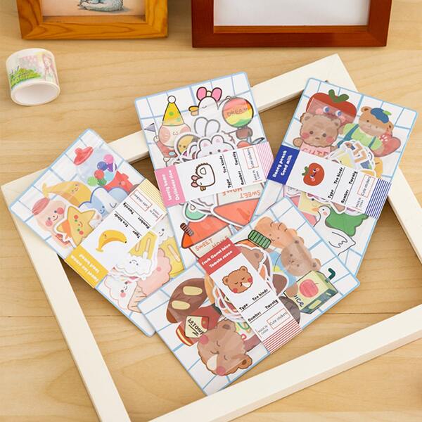 

20pcs Cartoon Graphic Random Sticker, Multicolor