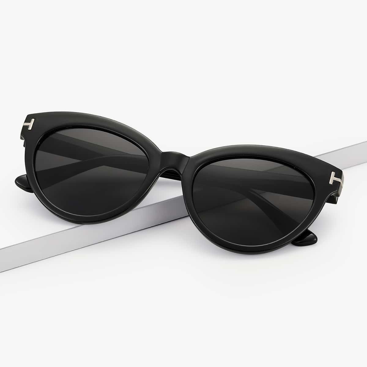 

Guys Cat Eye Sunglasses, Black