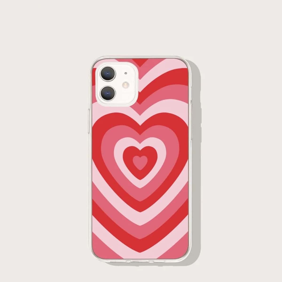 

Striped Heart iPhone Case, Multicolor