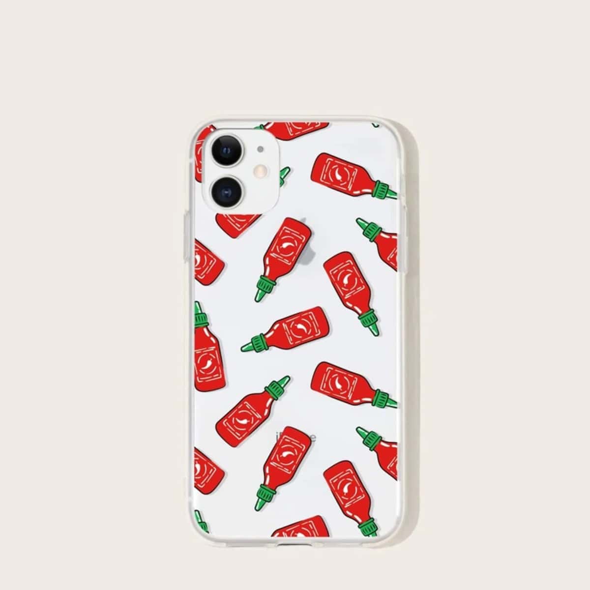 

Chili Sauce iPhone Case, Clear