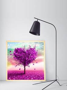 Cây in tranh kim cương tự làm không có khung - Nhiều màu - Xem 3