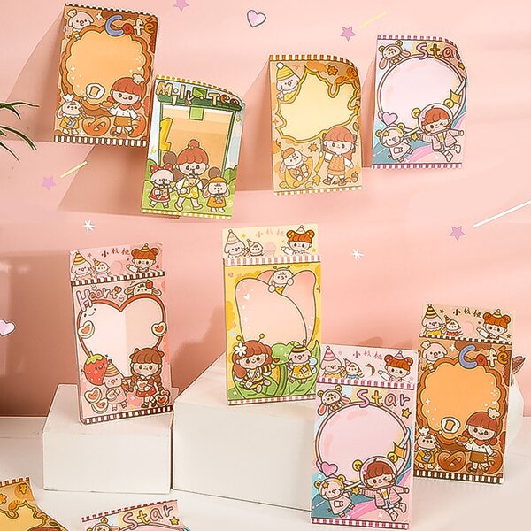 

1pc Cartoon Graphic Random Sticky Note, Multicolor