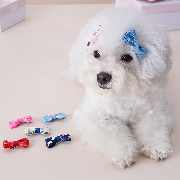 

3pcs Random Pattern Pet Hair Clip, Multicolor