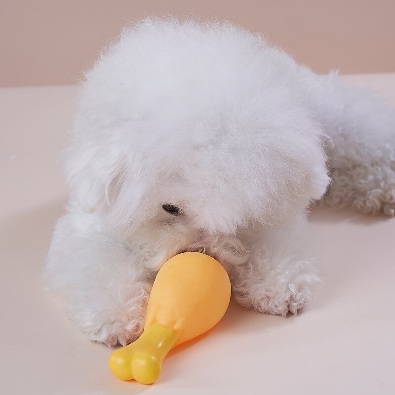 

Chicken Leg Design Pet Sound Toy, Yellow