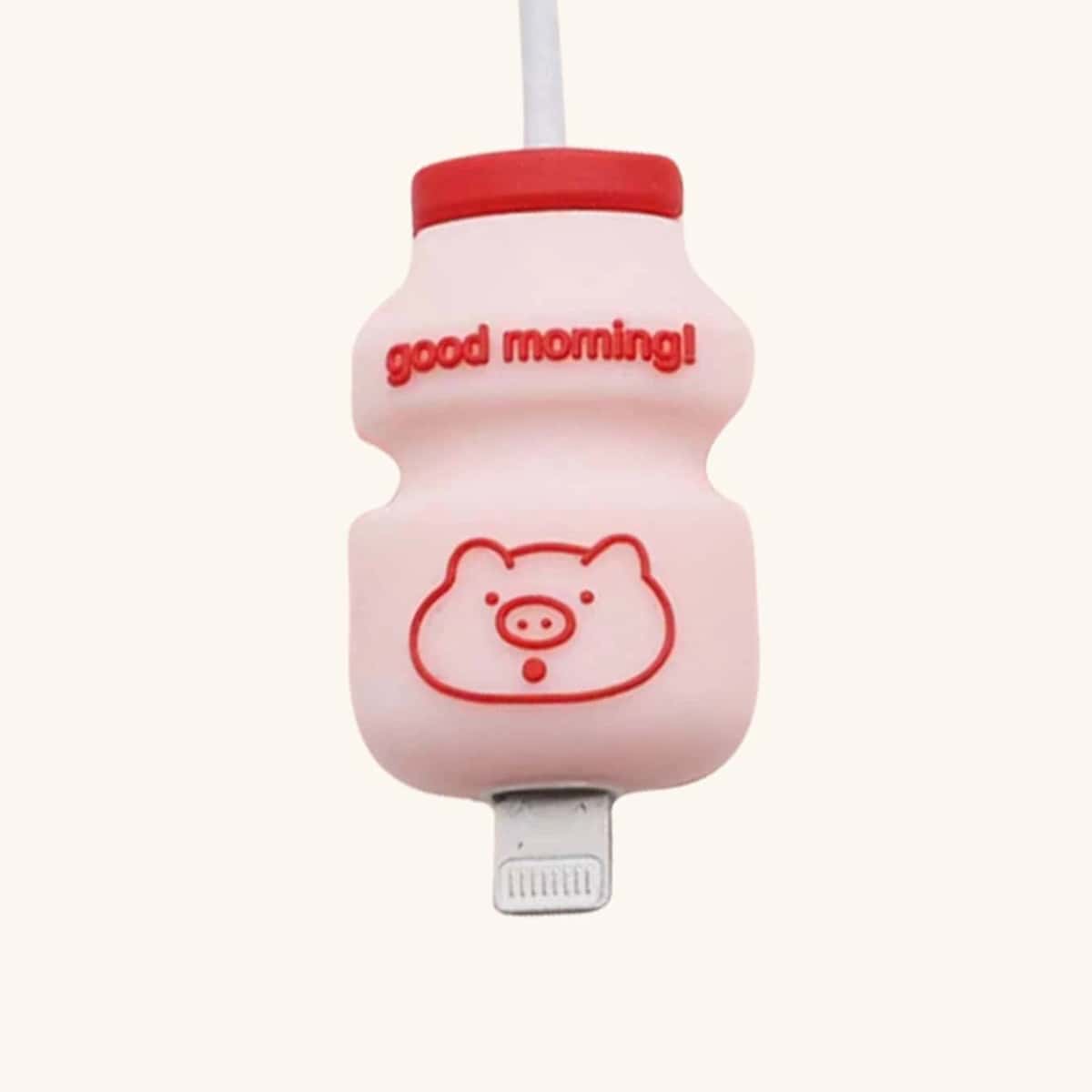 

Drink Shaped Data Cable Protector, Pink