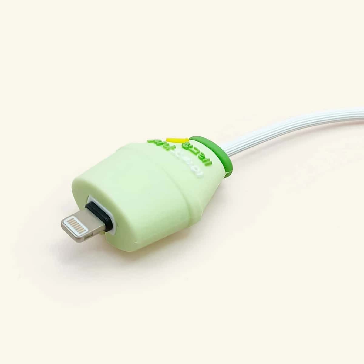 

Drink Shaped Data Cable Protector, Green