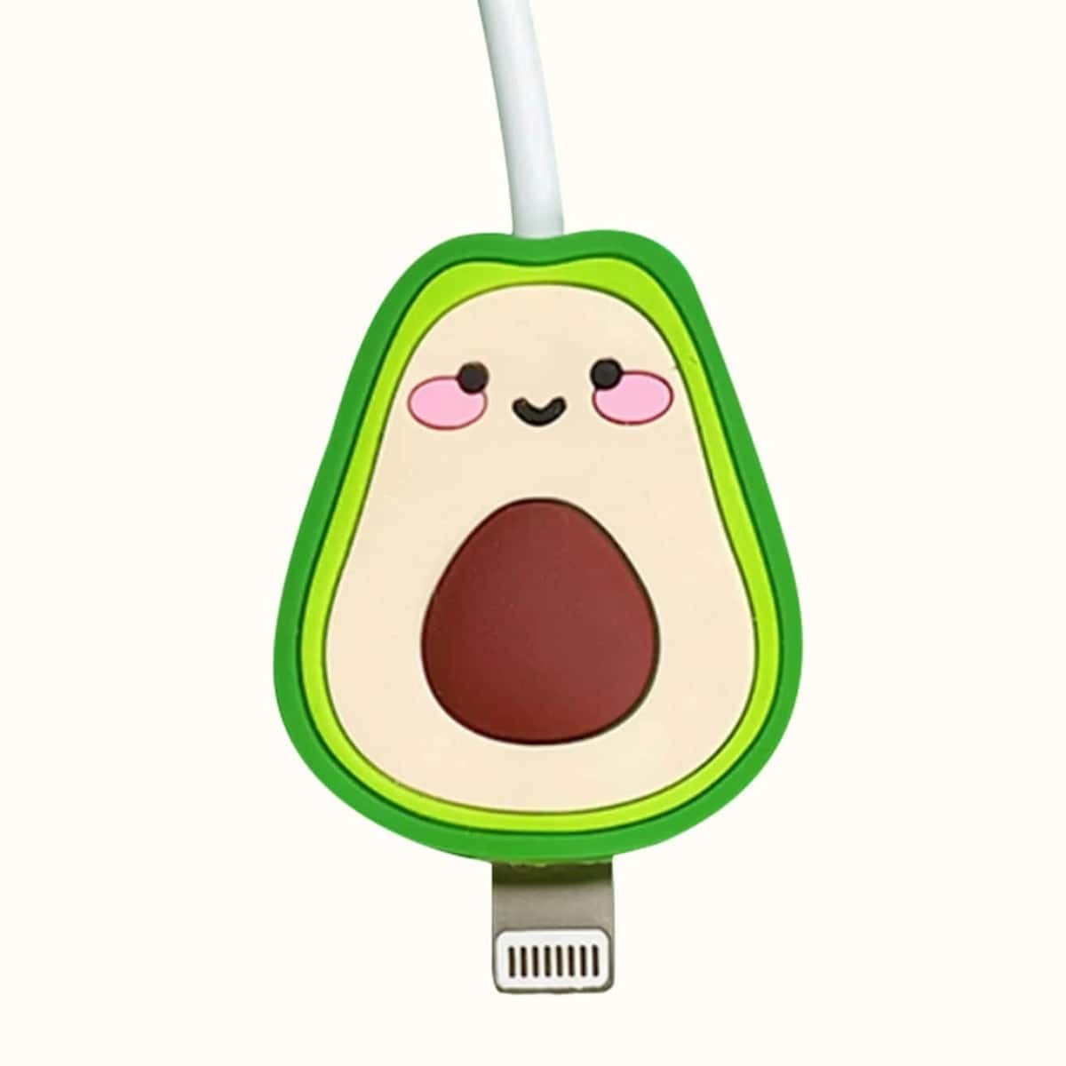 

Avocado Shaped Data Cable Protector, Green