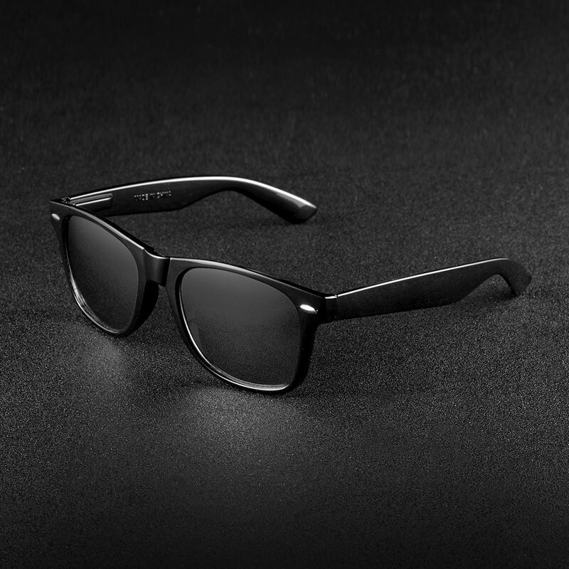 

Guys Square Frame Sunglasses, Black