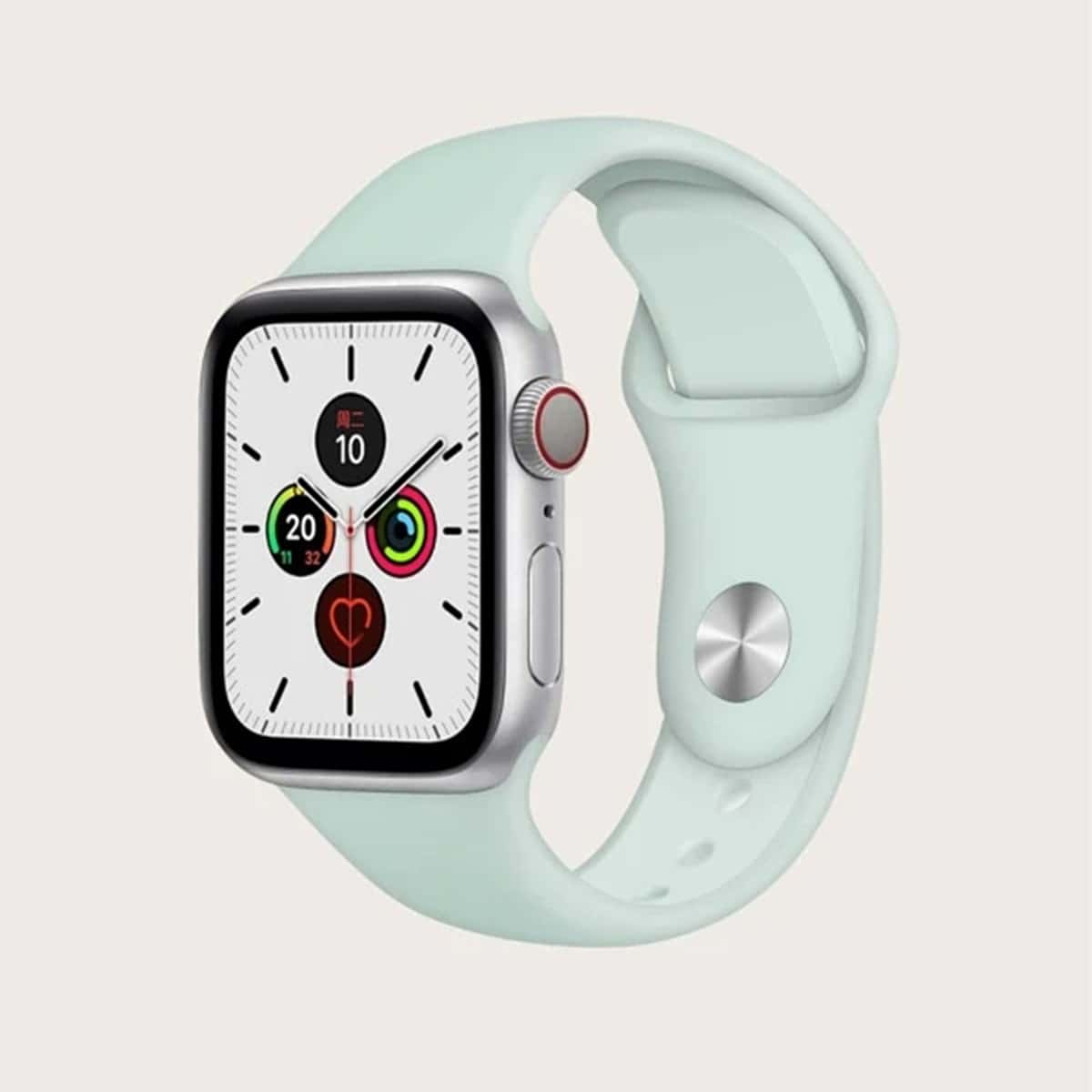 

Silicone Apple Watch Band, Green