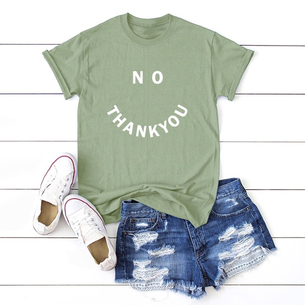 

Letter Graphic Short Sleeve Tee, Mint green