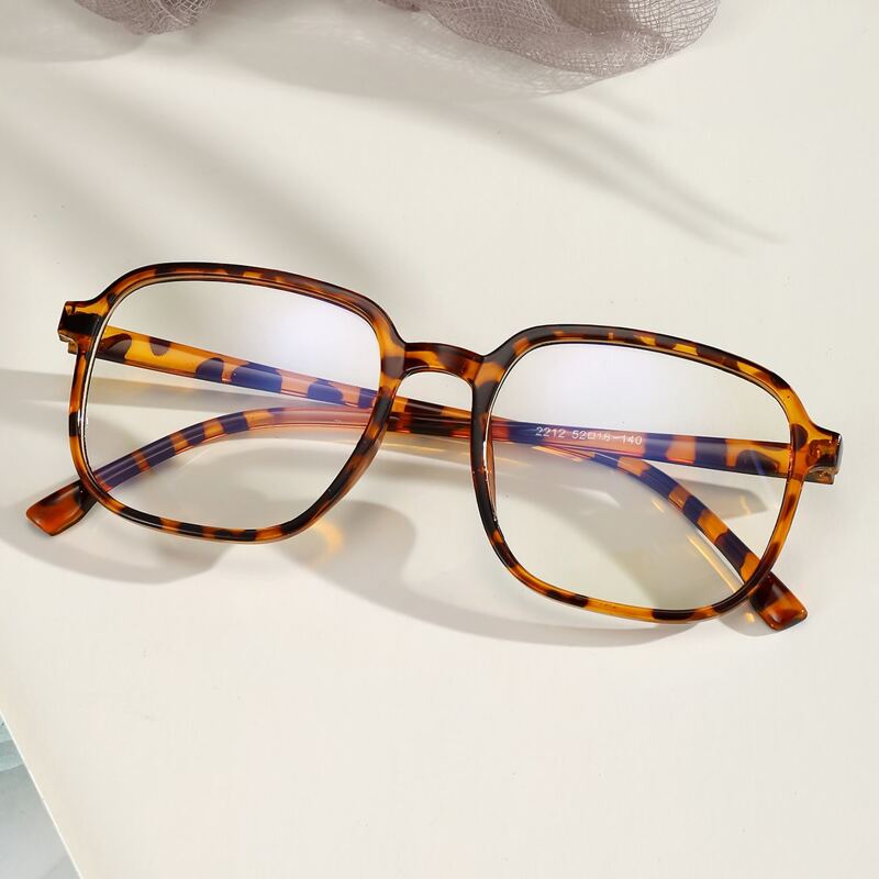 

Tortoise Frame Square Eyeglasses