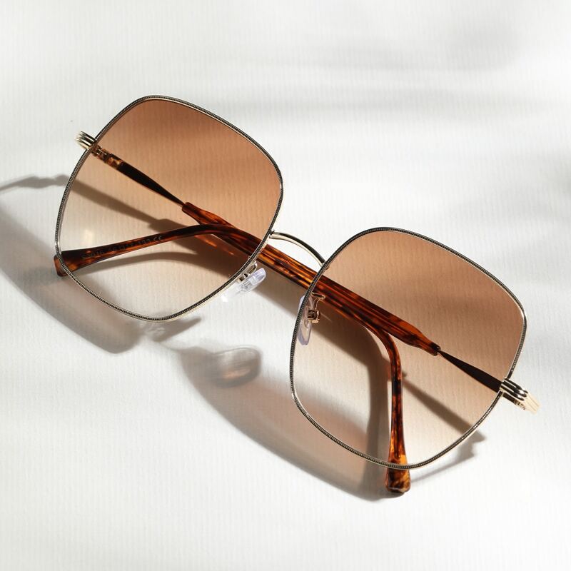 

Square Frame Tinted Lens Sunglasses