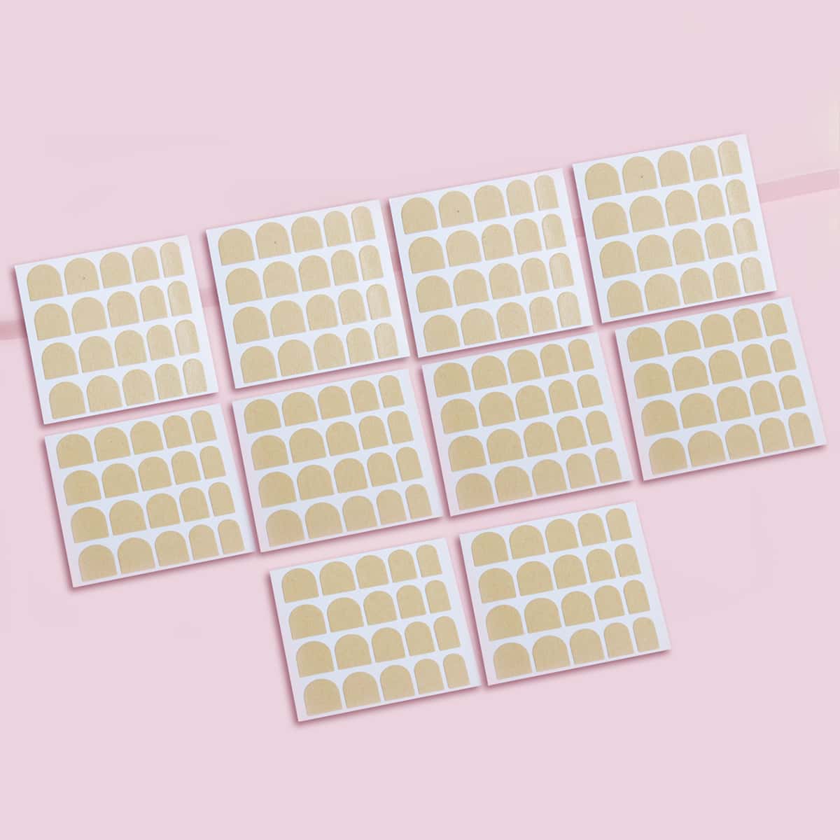

10pcs Nail Tape, Khaki