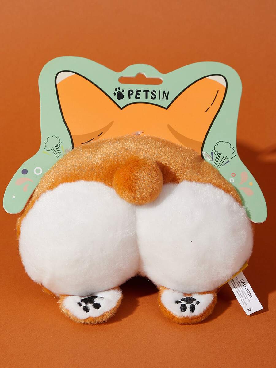PETSIN Cartoon Corgi Pet Plush Toy - Ginger - View 1