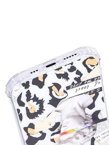 Funda compatible con iphone con patrón de estatua - Multicolor - Ver 2