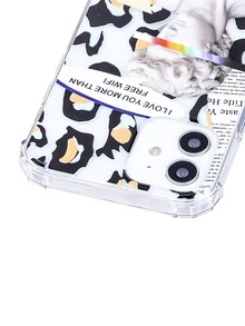 Funda compatible con iphone con patrón de estatua - Multicolor - Ver 3