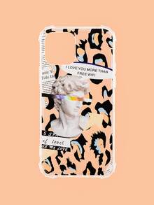 Funda compatible con iphone con patrón de estatua - Multicolor - Ver 5