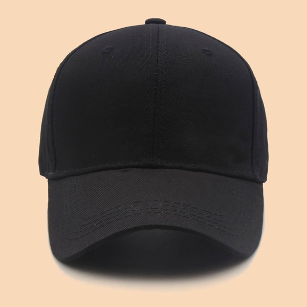 

Letter Graphic Baseball Cap, Black