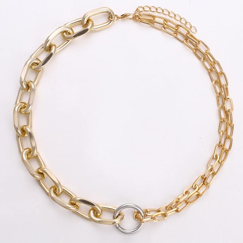

Round Decor Chain Necklace, Gold