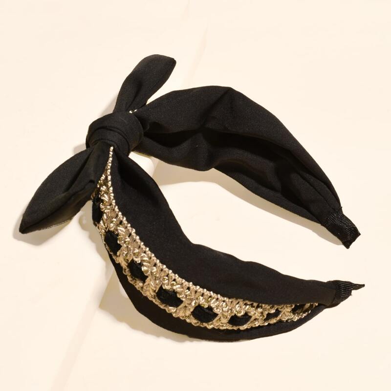 

Bow Knot Hair Hoop, Black