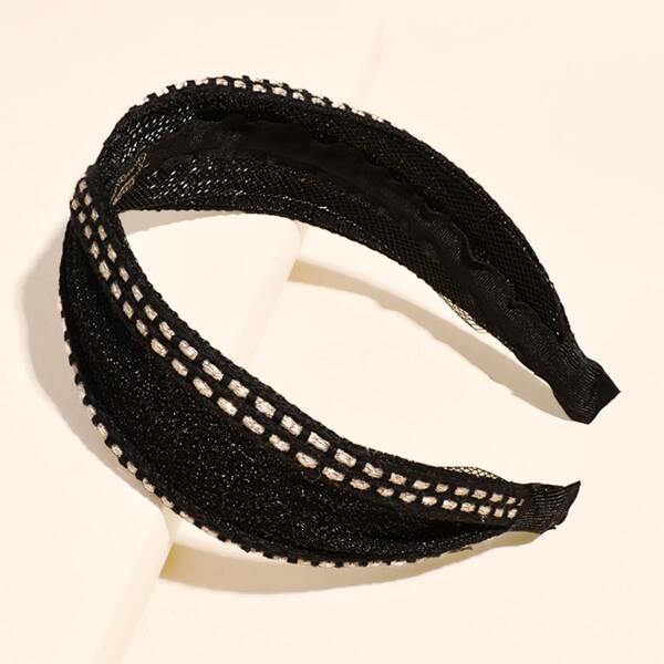 

Wide Hair Hoop, Black