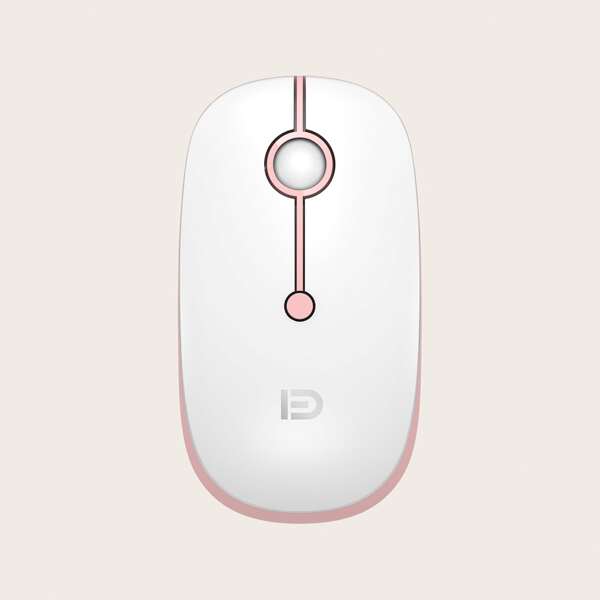 

Wireless Color Block Mouse, Pink