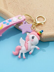 Móc khóa Unicorn Charm - Hồng - Xem 3