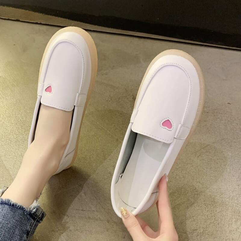 

Heart Slip On Sneakers, White