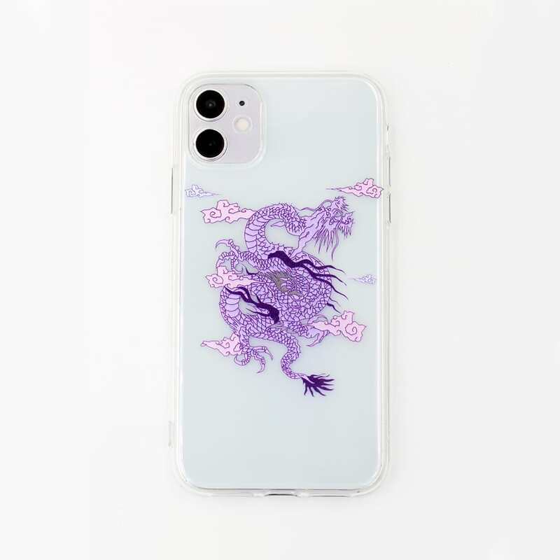 

Chinese Dragon iPhone Case, Purple