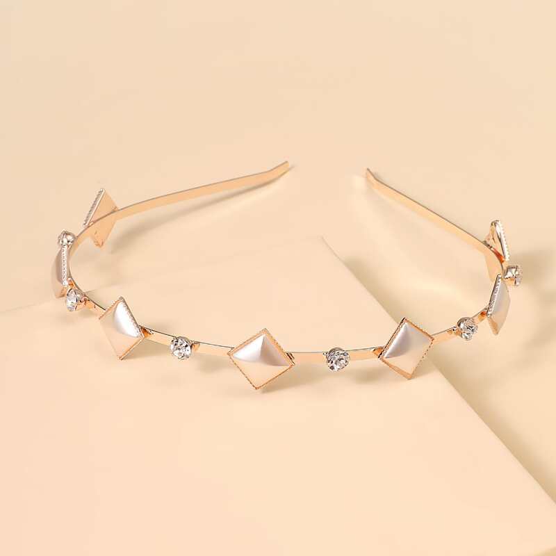 

Rhinestone Decor Hair Hoop, Gold