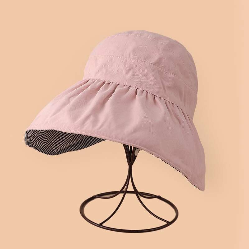 

Solid Visor Hat, Pink