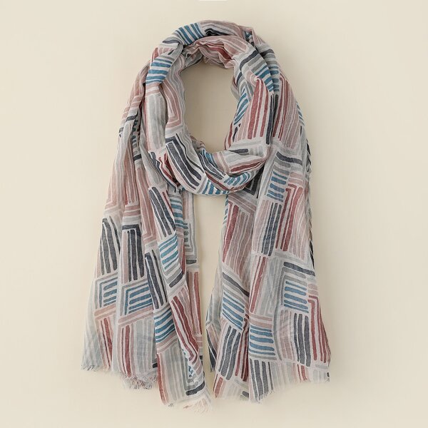 

Geometric Pattern Bandana, Multicolor