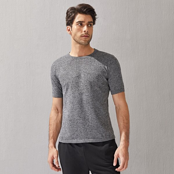 

Men Space Dye Sweater, Grey