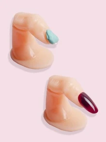 1pack Nail Fixing Glue Clay,Nail Supplies,Nail Tools,Nail Art Tools,Back To School,Nails,Nail Tools For Press On Nails - Blue - View 2