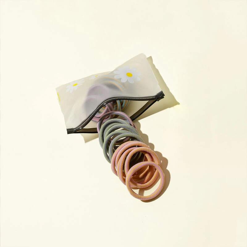 

25pcs Simple Hair Tie, Multicolor