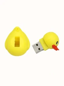 Cartoon Duck Shaped USB Flash Drive - Yellow - View 2