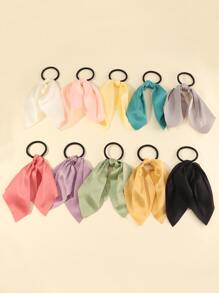 10 chiếc Dây buộc tóc màu ruy băng cho bé gái Băng đô để trang trí hàng ngày - Nhiều màu - Xem 3