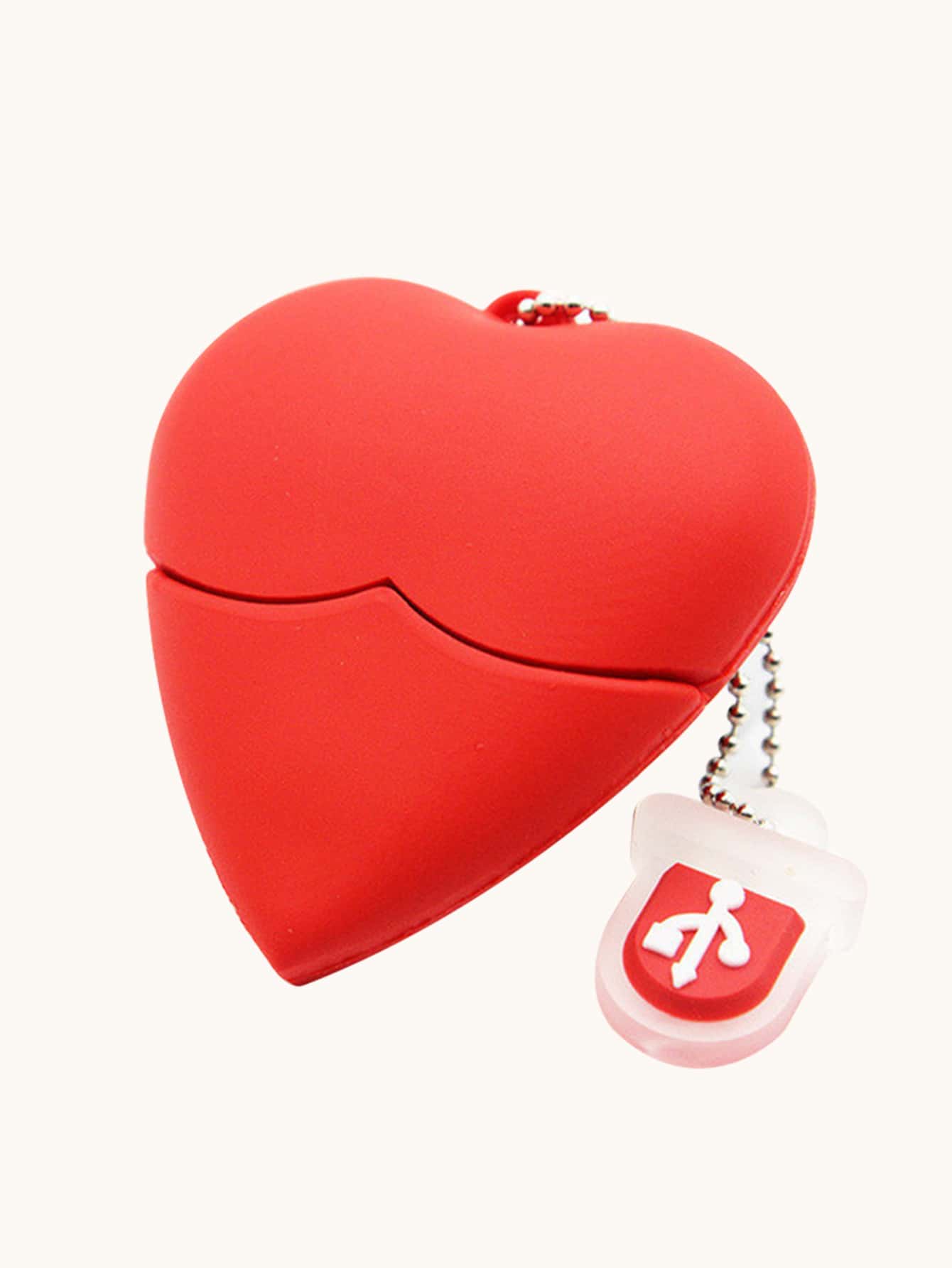 Memoria USB en forma de corazón - Rojo - Ver 1