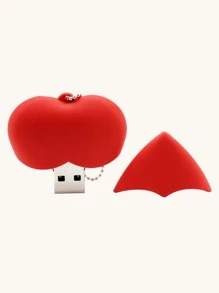 Memoria USB en forma de corazón - Rojo - Ver 3