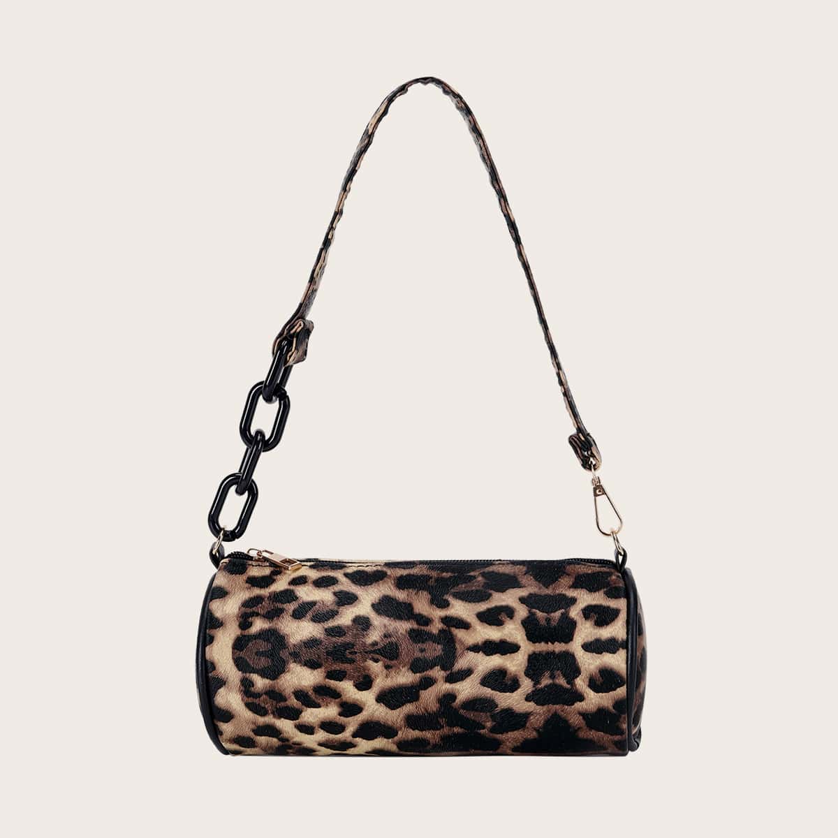 

Leopard Boston Bag, Multicolor