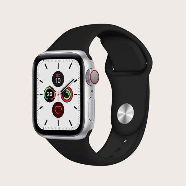 

Solid Silicone iWatch Band, Black