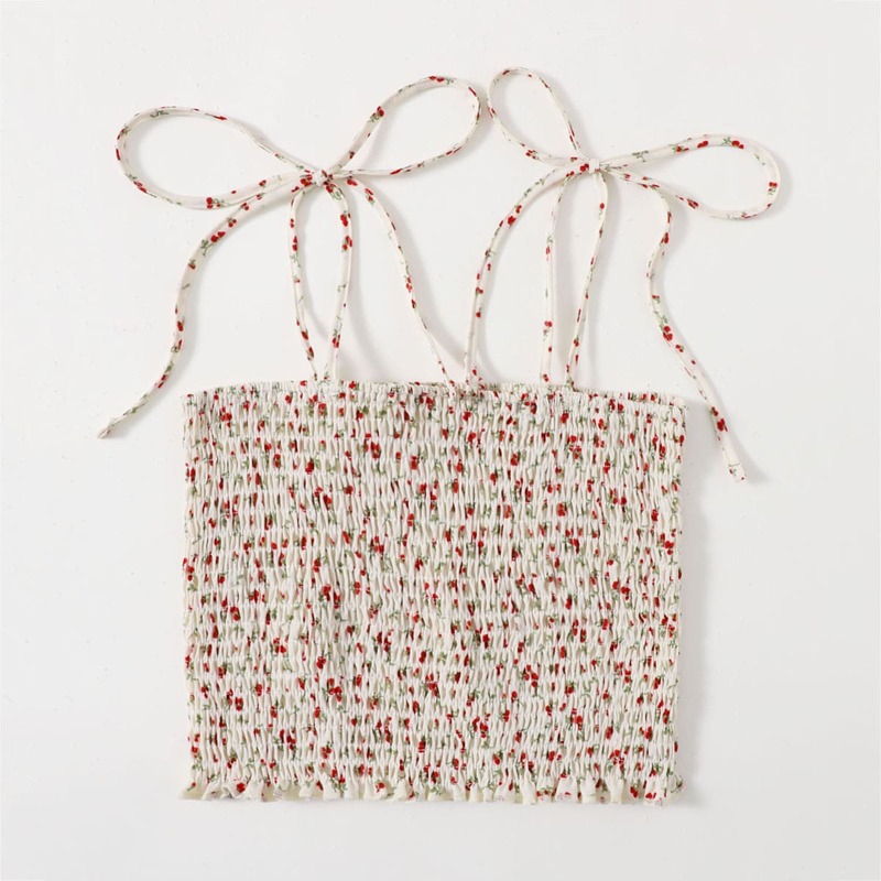

Ditsy Floral Shirred Cami, Multicolor