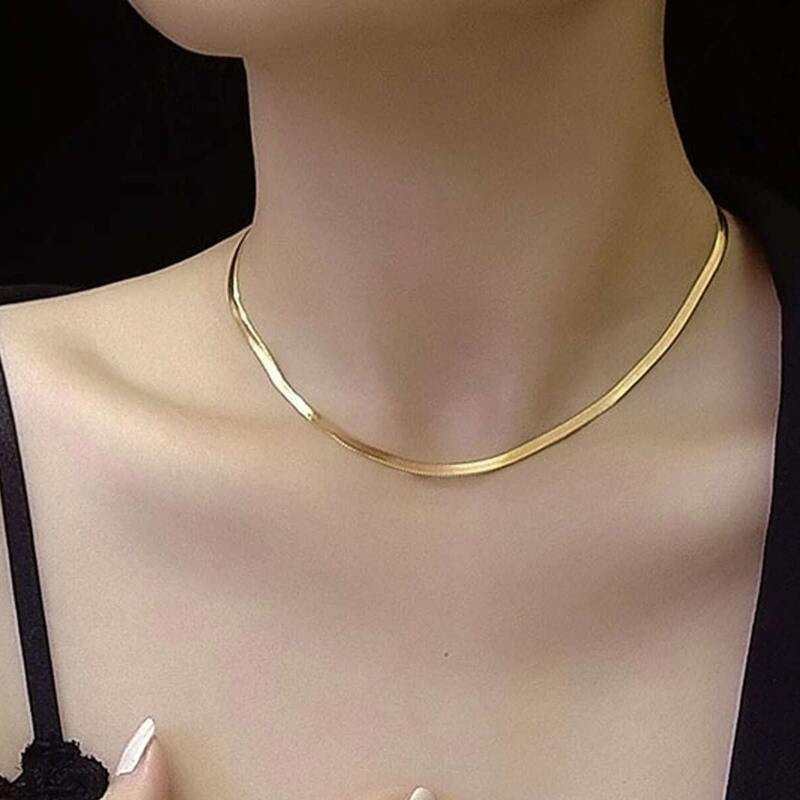 

Simple Chain Necklace, Gold