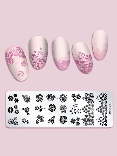 Cartoon Graphic Gel Polish Design Nail Art Stamper For Slow Drying Nail Polish Nail Stamper Plates For Manicure Salon