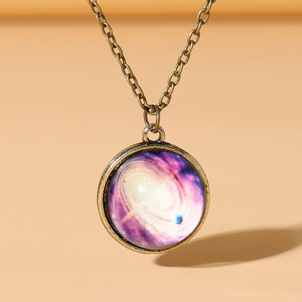 

Luminous Crystal Charm Necklace, Multicolor