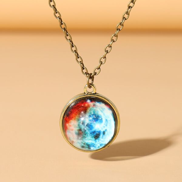 

Luminous Crystal Charm Necklace, Multicolor