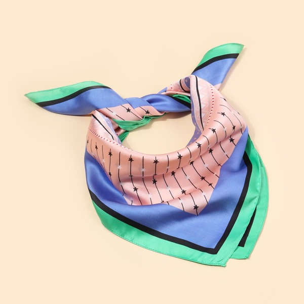 

Star Pattern Bandana, Multicolor